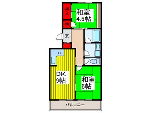 グリ－ンヒルズの物件間取画像